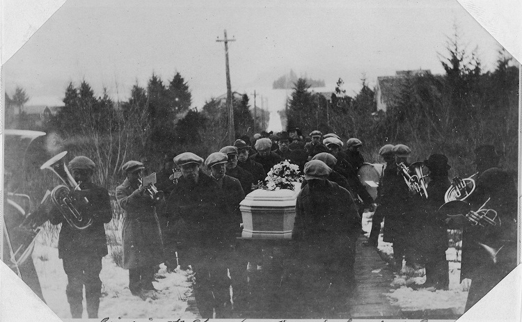 Post_Card._Funeral_scene,_Brass_band_playing._-_NARA_-_298034_We all have to die one day