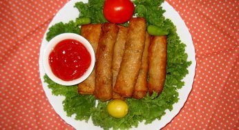 Shredded Chicken in Pancake Rolls