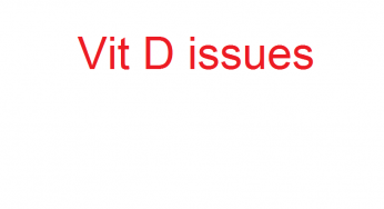 Vitamin D deficiency issues and level